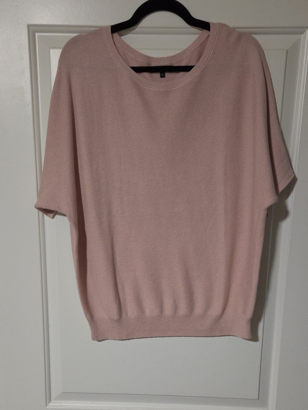 Quince Light Pink Short-Sleeve Crewneck Top